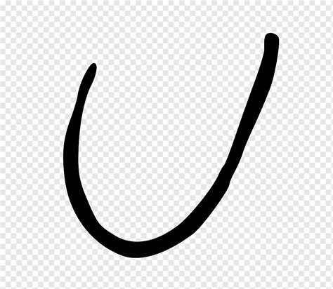 Letter Little U Black and White Clip Art PNG 的图像结果