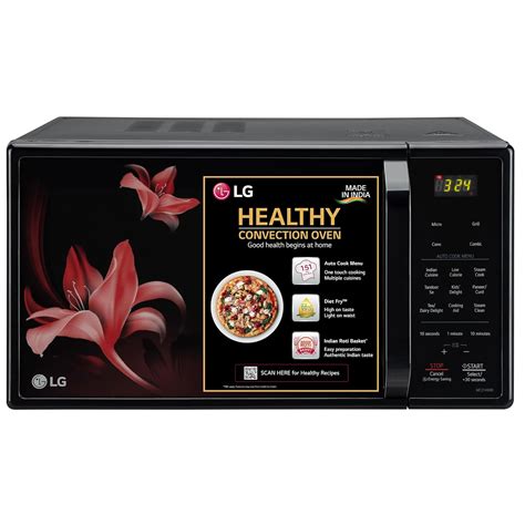 LG 21 L Convection Microwave Oven (MC2146BR, Black, Diet Fry) – Aarav ...