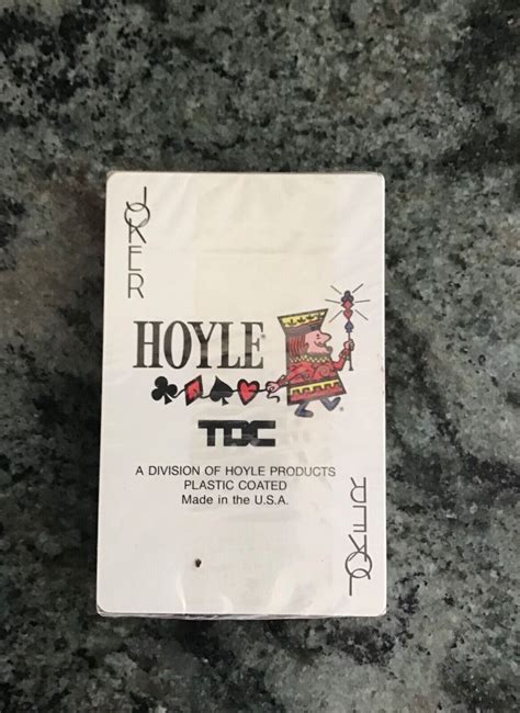 Hoyle playing cards vintage Sealed Painting Bride & Groom TDC | eBay
