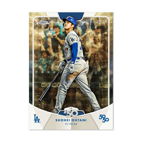 2024 Topps 50/50: Shohei Ohtani - Single Pack