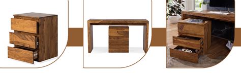 DEVKI INTERIORS Durban Solid Wood Study Table for Students | Laptop ...