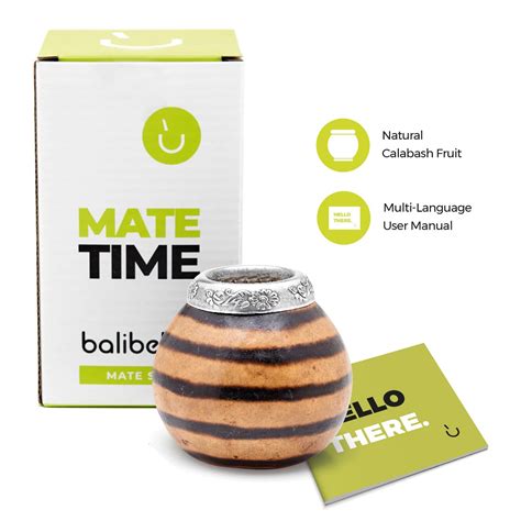 Buy BALIBETOV Yerba Mate Gourd - Original Natural Handmade Yerba Mate ...
