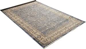 Buy Ayyub Rugs Kashmiri Traditional Design Persian Silk Touch Carpets ...
