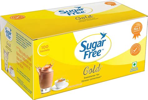 Buy SUGAR FREE GOLD 100 SACHETS SWEETENER SACHETS BOX OF 100 'S Online ...
