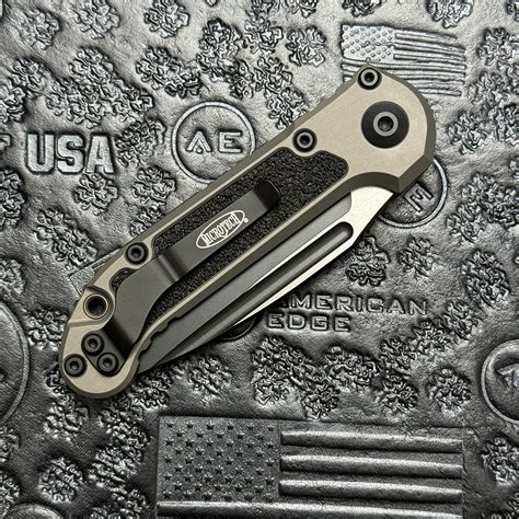 Microtech LUDT S/E Gen III Natural Clear Standard Bronze Titanium ...