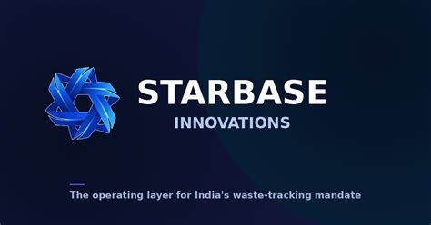 Starbase Innovations | Digital Platform for Waste Management India