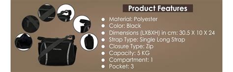 Fantosy men Black polyester slingbag (MB-005) : Amazon.in: Fashion