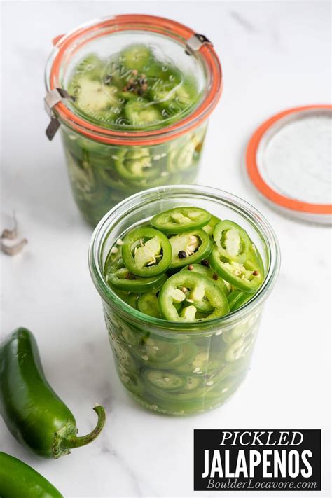 Easy Pickled Jalapenos Recipe - Quick & Easy | Boulder Locavore®