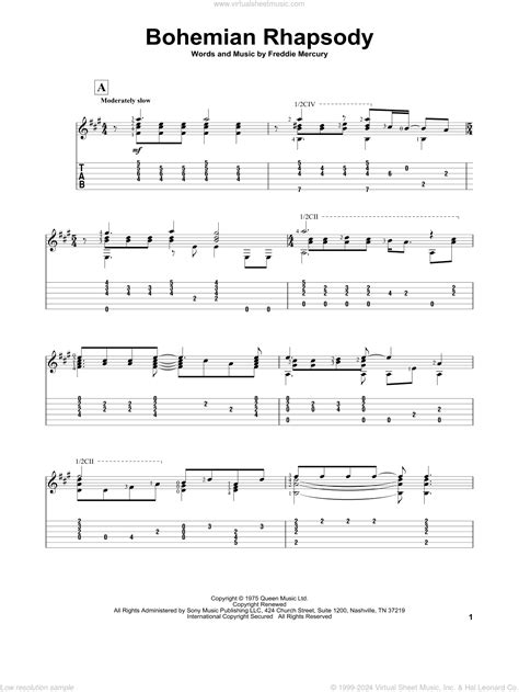 Queen Bohemian Rhapsody Chords