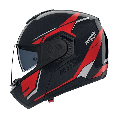 Nolan-n90-3-06-sincrono-black-red-helmet