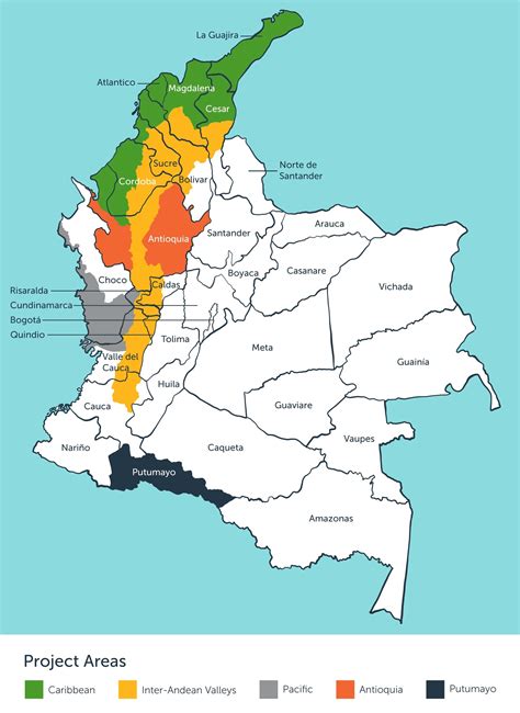 Afro Colombian Map Indigenous Peoples And Afro Colombian Empowerment