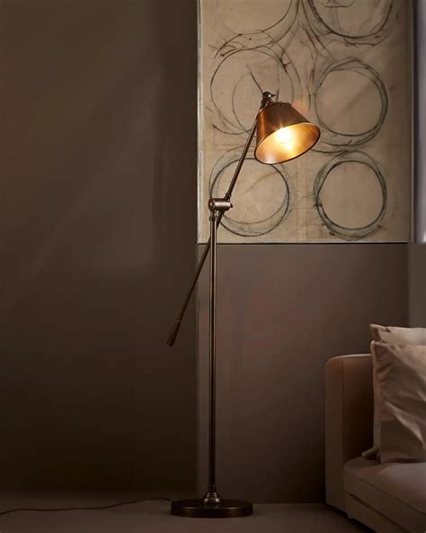 Winslow Floor Lamp | Antique Brass | Nook Collections