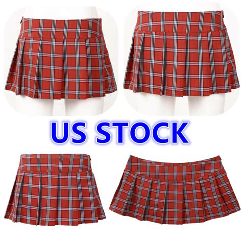 Women Lingerie Cosplay Role Play Pleated Mini Skirt | Ubuy India