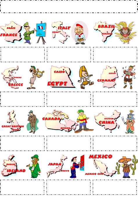 Country Worksheet 的图像结果