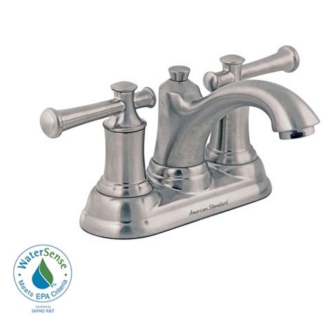American Standard Portsmouth Satin Nickel 2-handle 4-in centerset ...