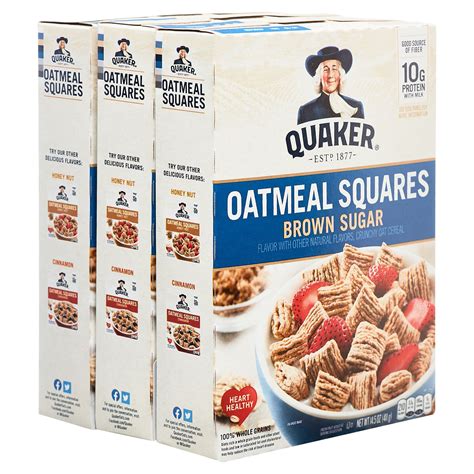 Quaker Oats Squares Cereal
