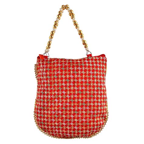 Kuber Industries Potli | Silk Wedding Potli | Wallet Potli | Christmas ...