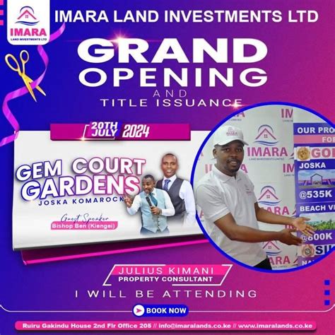 Gem Court Gardens Joska Komarock Grand opening day , Online event ...