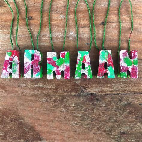 Buy Personalized Non-Toxic Monogram Christmas Tree Décor Crayon Online ...