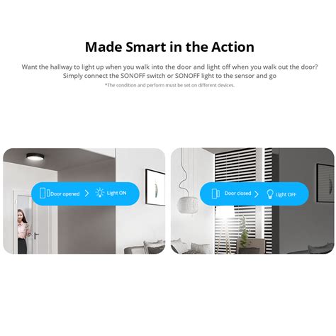 SONOFF DW2 – Wi-Fi Wireless Door/Window Sensor Anti Theft Mobile ...