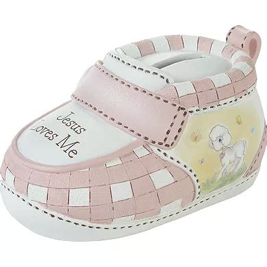 Precious Moments "Jesus Loves Me" Bootie Ceramic Bank