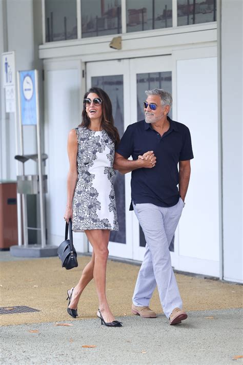Amal Clooney Masters Date Night Dressing While In Venice
