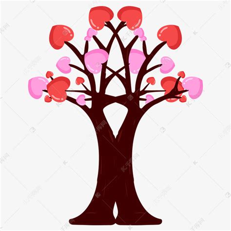 爱情树元素素材下载-正版素材401107161-摄图网