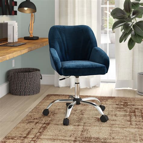 Buy Belleze Office Chair Mid-Back Desk Task Velvet Seat Backrest ...