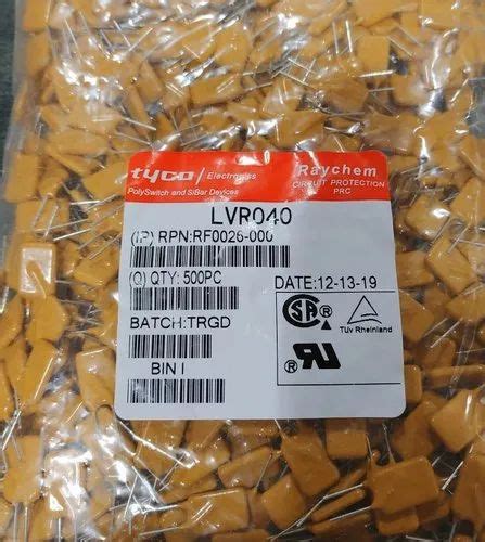 Fuse - 200ma/60v RXEF020 PPTC RESETTABLE FUSE Wholesale Sellers from Mumbai