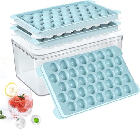 Amazon.com: Round Ice Cube Trays for Freezer, 111PCS×1IN Circle Ice ...