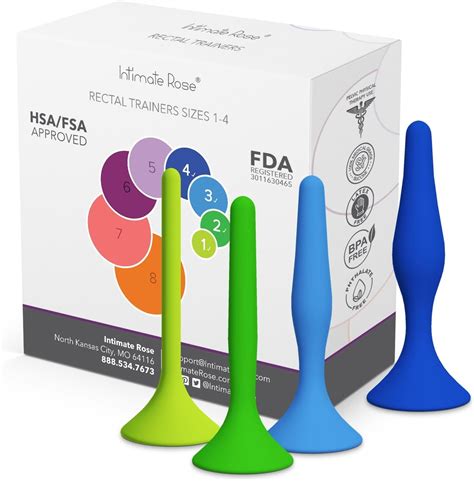 Amazon.com: Rectal Dilator Trainer Set for Men and Women – Pelvic Floor ...