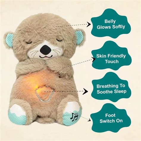 Breathing Teddy Bear with Music – funnytoy