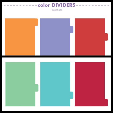 Free Printable Divider Tabs Template Web Home Templates Binders ...