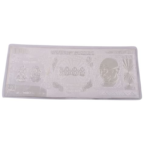999 Silver 1000 Rupee Note with Lakshmi Ganesha : Amazon.in: Jewellery