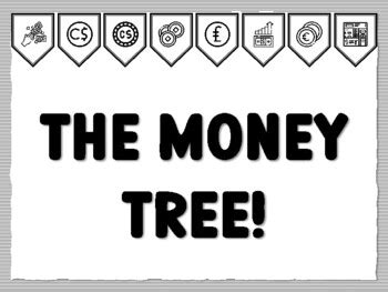 THE MONEY TREE! Money Bulletin Board Kit, Ready to print school ...