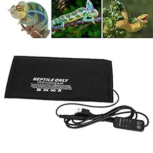 Reptile Heating Pad, Adjustable Tank Warmer Mat with Temperature ...