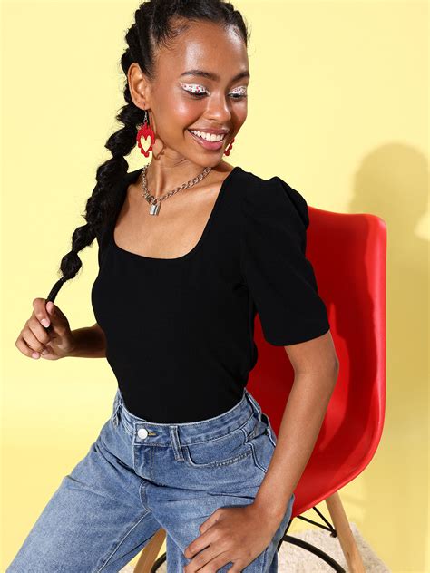 Women's Short Sleeve Tank Top- Black – Stylestone