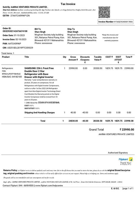 Flipkart — Made Double Payment