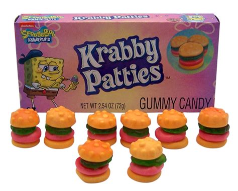 Nickelodeon Spongebob Squarepants Gummy Candy Krabby Patties Movie ...