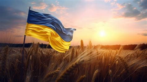 Flag of Ukraine Wallpaper 4K, 5K, National flag, Landscape
