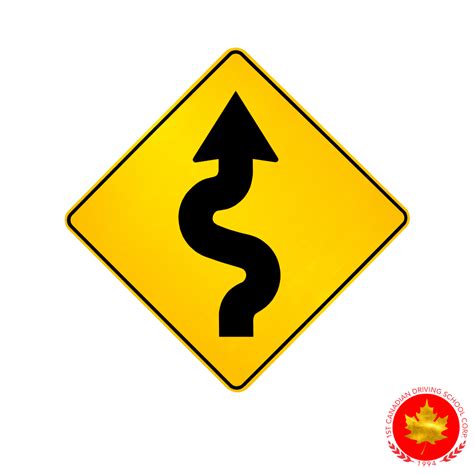 Winding Road Ahead Sign