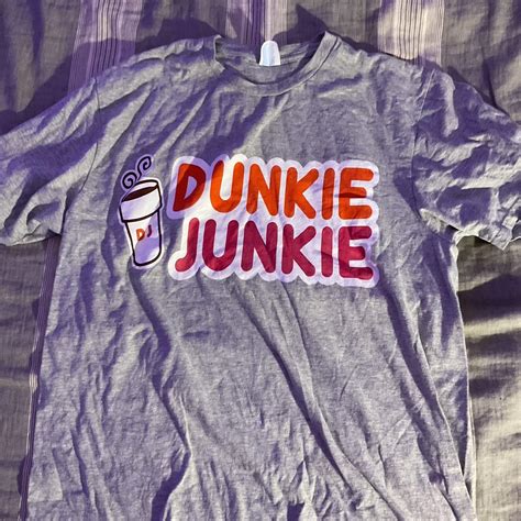 dunkin’ donuts merch shirt -PAYPAL PAYMENTS... - Depop