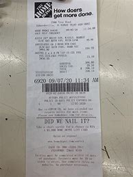 Image result for Home Depot Receipt Codes