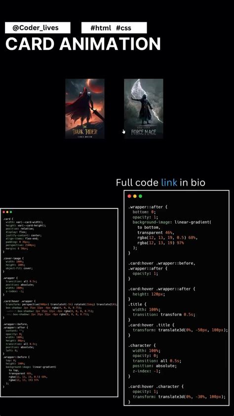 Css card hover animation – Artofit