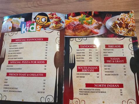 Menu at Lekshmi edibles Gourmet Restaurant, Kottarakkara