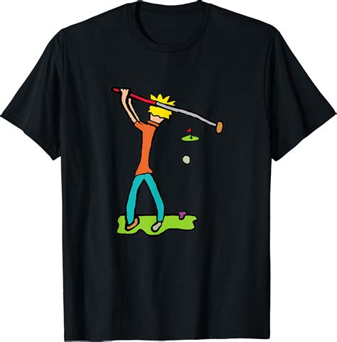 Golf T-Shirt: Amazon.co.uk: Clothing