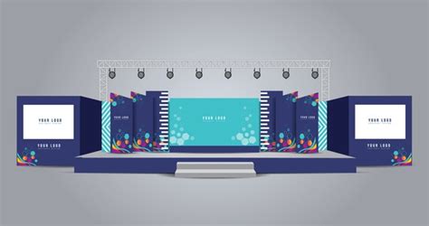 Conference Stage Backdrop Design 的图像结果