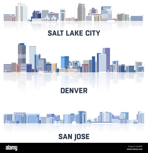 Denver city panoramic Stock Vector Images - Alamy