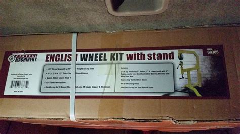 The NEW Harbor Freight English Wheel... | The H.A.M.B.