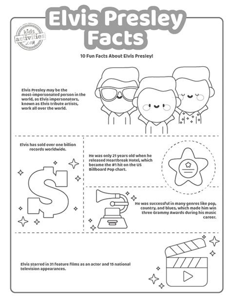 Elvis Presley Facts - 10 Facts About The King of Rock | Kids Activities ...